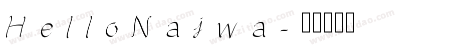 HelloNajwa字体转换