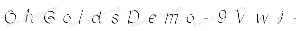 OhGoldsDemo-9Vwj字体转换