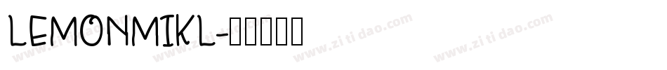 LEMONMIKL字体转换