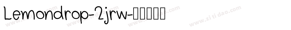 Lemondrop-2jrw字体转换