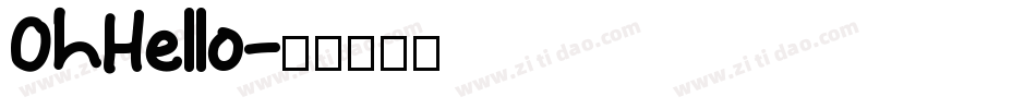 OhHello字体转换