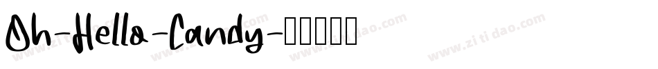 Oh-Hello-Candy字体转换