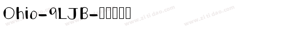 Ohio-9LJB字体转换