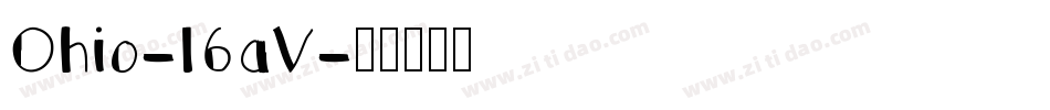 Ohio-l6aV字体转换