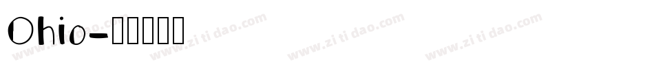 Ohio字体转换