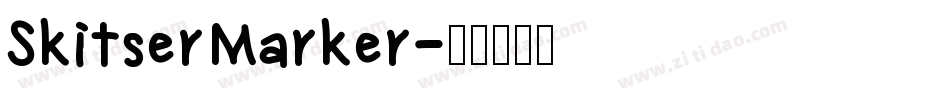 SkitserMarker字体转换