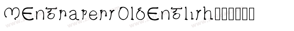 MEngraversOldEnglish字体转换