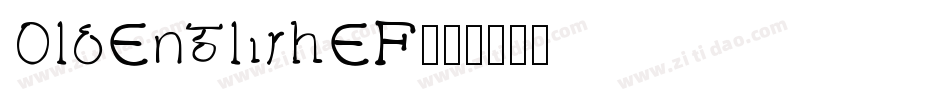 OldEnglishEF字体转换
