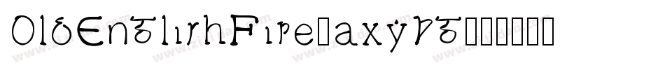OldEnglishFive-axyVg字体转换