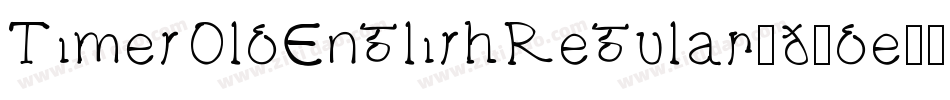 TimesOldEnglishRegular-24de字体转换