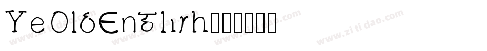 YeOldEnglish字体转换