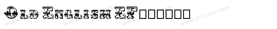 OldEnglishEF字体转换