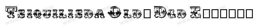 TsiquilisdaOld-DgdE字体转换