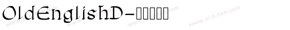 OldEnglishD字体转换