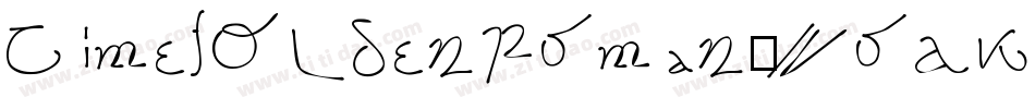 TimesOldenRoman-4oAK字体转换