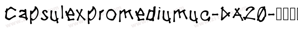 Capsulexpromediumuc-DA20字体转换