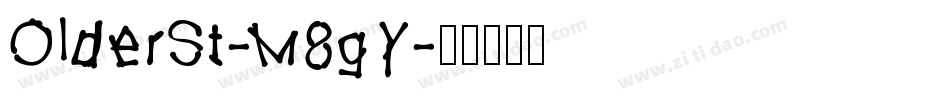 OlderSt-M8gY字体转换
