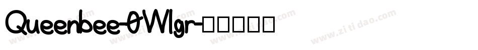 Queenbee-0Wlgr字体转换