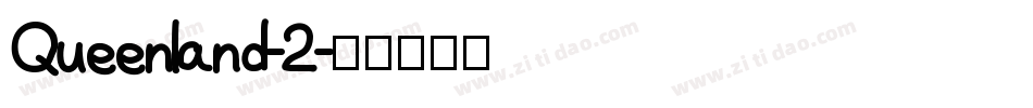 Queenland-2字体转换