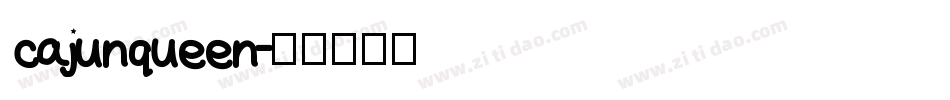 cajunqueen字体转换