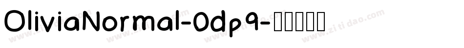 OliviaNormal-0dp9字体转换