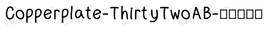 Copperplate-ThirtyTwoAB字体转换