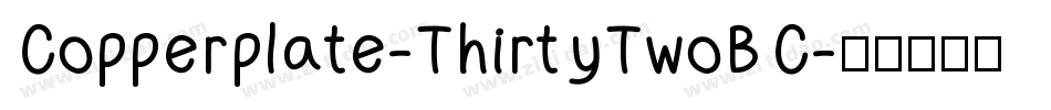 Copperplate-ThirtyTwoBC字体转换