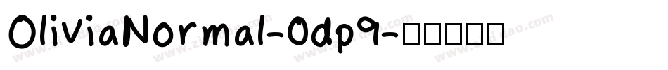 OliviaNormal-0dp9字体转换