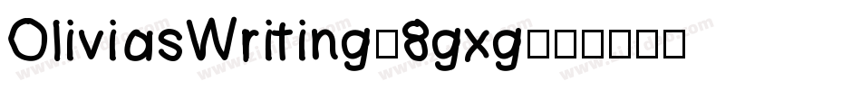 OliviasWriting-8gxg字体转换