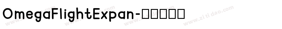 OmegaFlightExpan字体转换