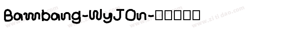 Bambang-WyJOn字体转换