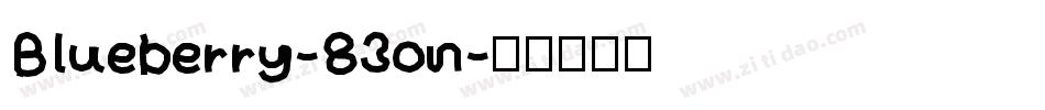 Blueberry-83on字体转换