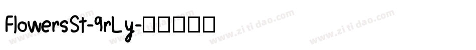 FlowersSt-9rLy字体转换