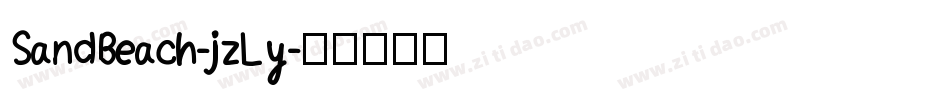 SandBeach-jzLy字体转换