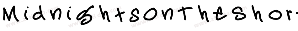 MidnightsOnTheShore-eg36字体转换