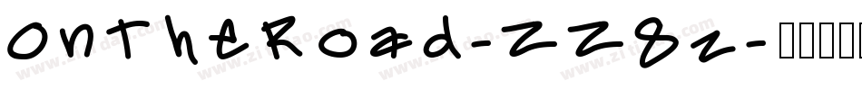 OnTheRoad-ZZ8z字体转换