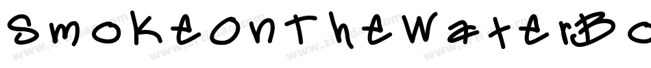 SmokeOnTheWaterBold-8W6g字体转换