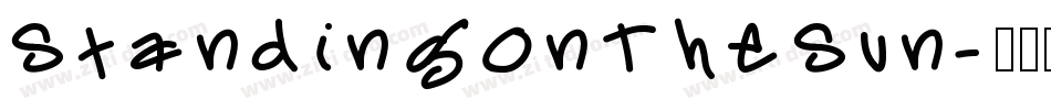 StandingOnTheSun字体转换
