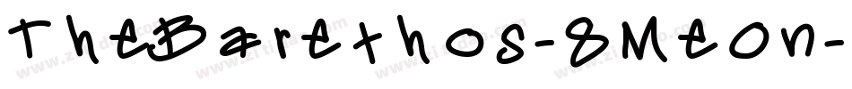 TheBarethos-8MeOn字体转换