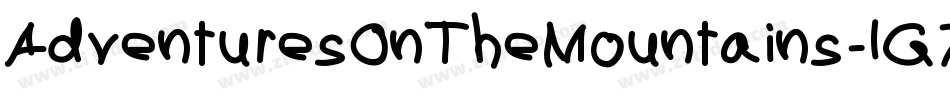 AdventuresOnTheMountains-lG7q字体转换