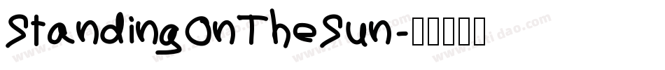 StandingOnTheSun字体转换