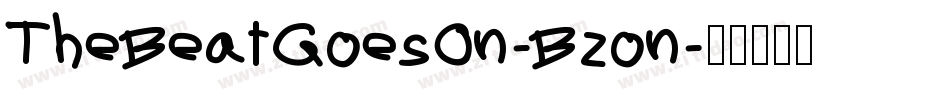 TheBeatGoesOn-Bzon字体转换