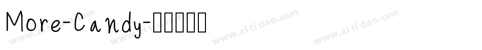 More-Candy字体转换