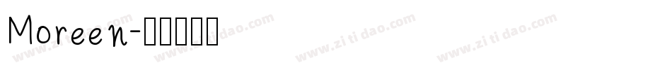 Moreen字体转换