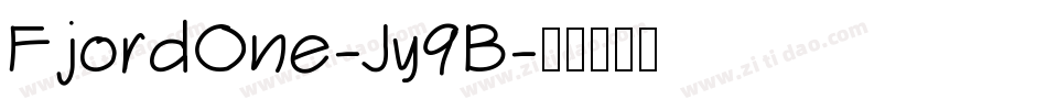 FjordOne-Jy9B字体转换