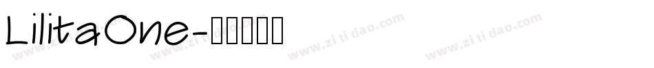 LilitaOne字体转换