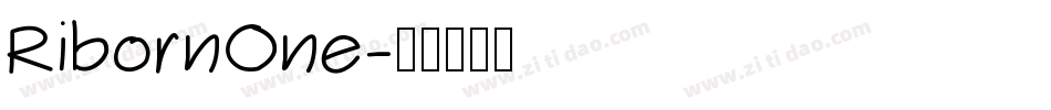 RibornOne字体转换