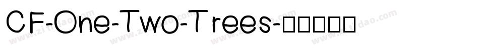 CF-One-Two-Trees字体转换