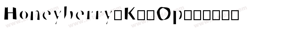 Honeyberry-K70Op字体转换
