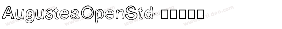 AugusteaOpenStd字体转换